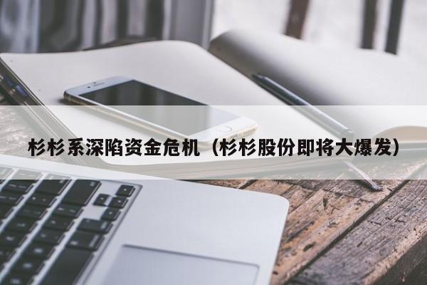 杉杉系深陷資金危機（杉杉股份即將大爆發）