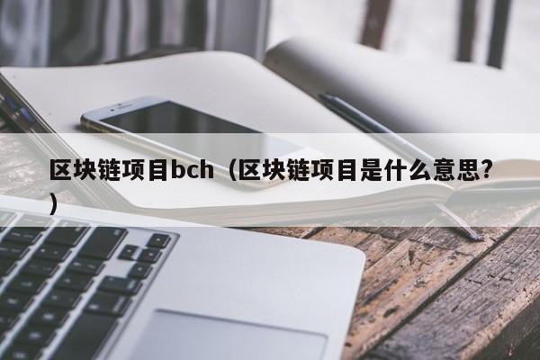 區塊鏈項目bch（區塊鏈項目是什麼意思?）