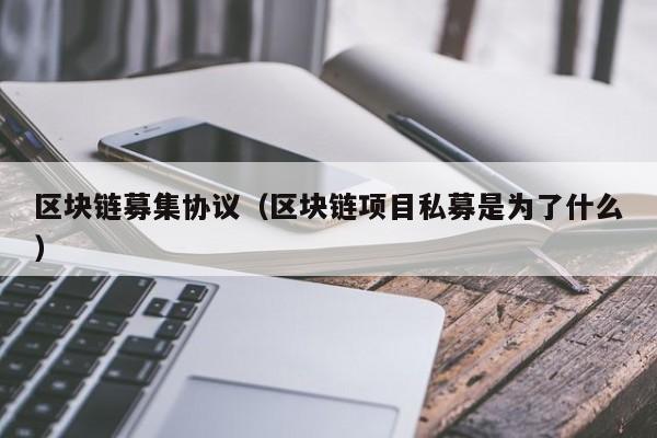 區塊鏈募集協議（區塊鏈項目私募是為了什麼）